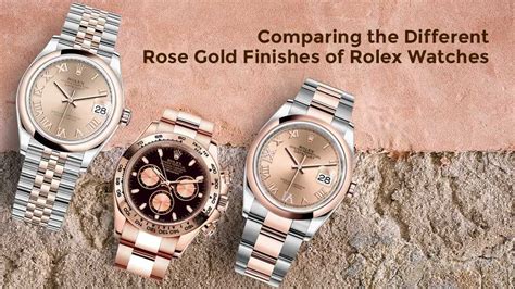 montre rolex fond rose|Comparing the Different Rose Gold Finishes of Rolex Watches.